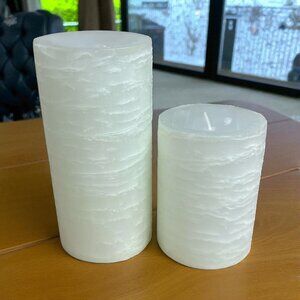 Set of 2 PartyLite GloLite Candles Calm Waters NIB 6” & 4”